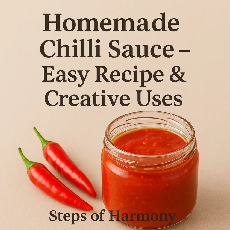 Homemade Chilli Sauce – Easy Recipe & Creative Uses