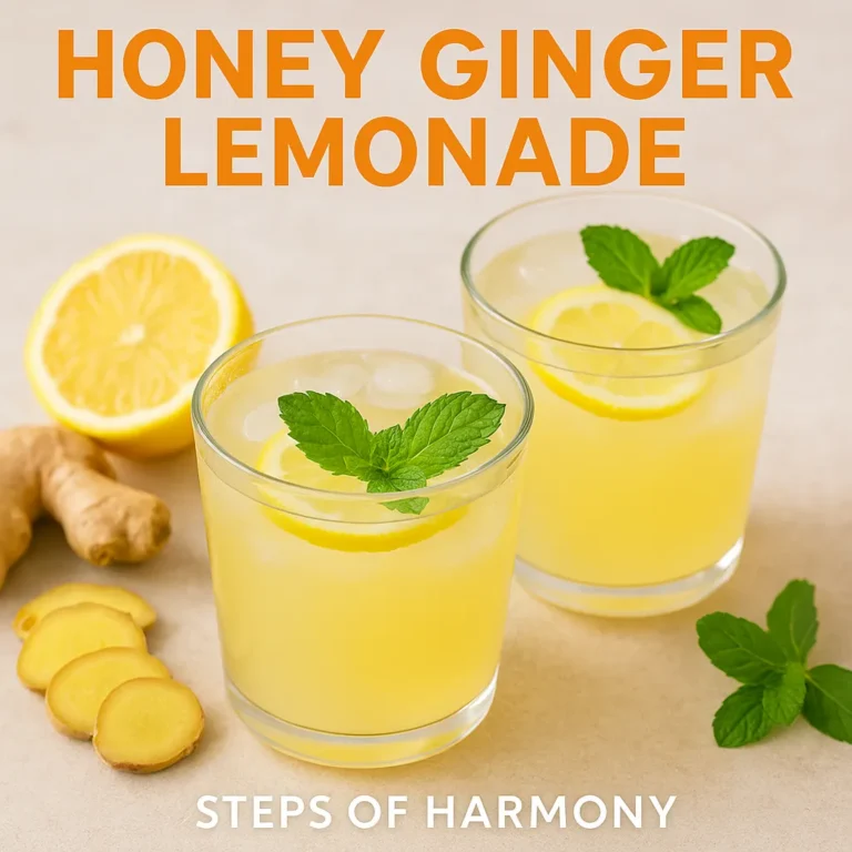 Honey Ginger Lemonade Recipe: Refreshing & Healthy Drink